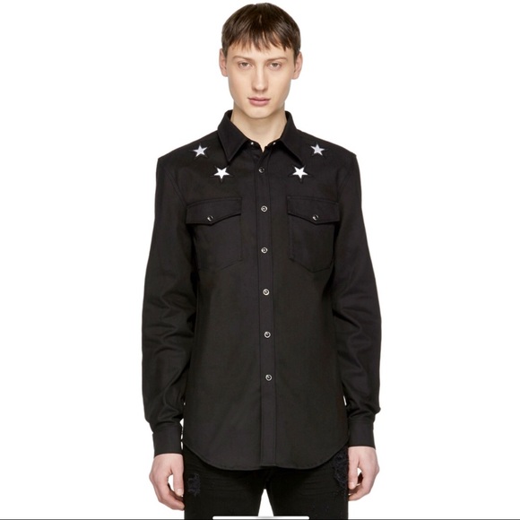 givenchy men's star shirt